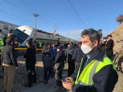 حضور معاون حمل و نقل و ترافیک شهرداری در خط ۵ مترو تهران
