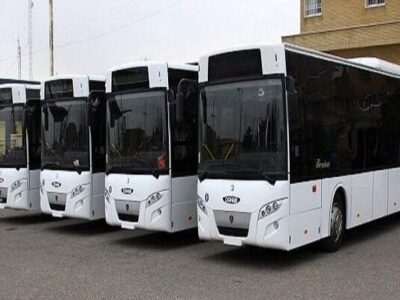 اضافه شدن چهار دستگاه اتوبوس جدید دیگر به ناوگان اتوبوسرانی تبریز
