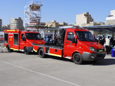 شهریار نیوز – آیین رونمایی از 34 دستگاه خودروی آتش نشانی و تجهیزات امداد و نجات