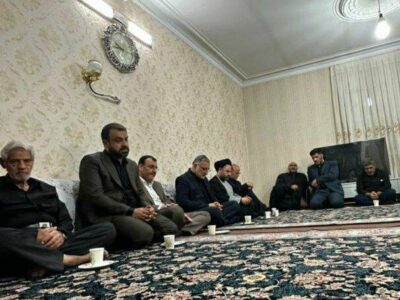 حضور شهردار تهران در منزل مرحوم «غلامرضا رزاقی»