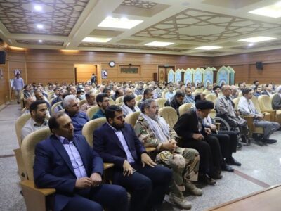 آیین رونمایی از یادمان شهدای گمنام چهارراه پاسداران در منطقه ۳ برگزار شد