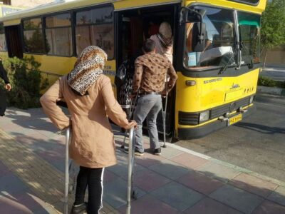 استفاده از اتوبوس برای معلولان در اصفهان رایگان می‌شود
