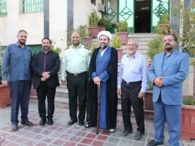 مدیر منطقه ۱۱ شهرداری اصفهان با فرمانده انتظامی کلانتری ۲۵ دیدار کرد