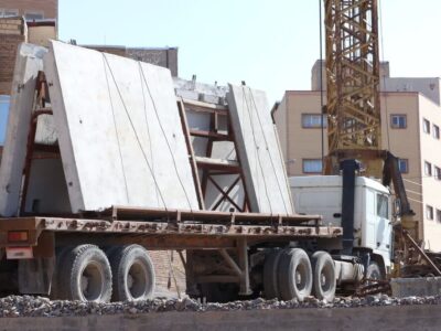 آغاز عملیات نصب قطعات آپارتمانی در پروژه اسدگولی