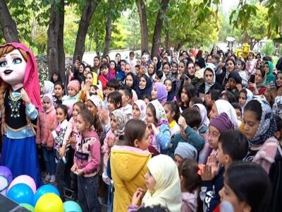 برگزاری ویژه برنامه روز کودک در پارک رضوان شهرک امام خمینی (ره)