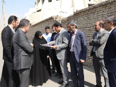 بازدید رئیس کمیته اجتماعی شورای اسلامی شهر تهران از پروژه‌های منطقه ۷