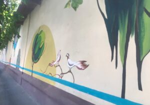 اجرای ۸۰۰۰ مترمربع نقاشی دیواری در منطقه ۹
