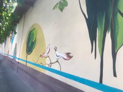 اجرای ۸۰۰۰ مترمربع نقاشی دیواری در منطقه ۹