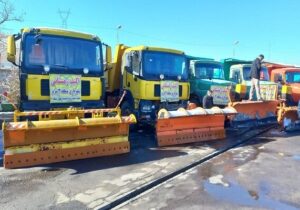 ذخیره‌سازی ۲ میلیون و ۵۰۰ هزار لیتر محلول یخ‌زدا برای عملیات زمستانی شهرداری تبریز