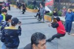 برگزاری مسابقه بزرگ طناب کشی در میدان شهید بهشتی
