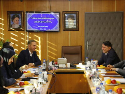برگزاری جلسه مشترک قرارگاه مسکن منطقه ۲۱ با سازمان نوسازی شهر تهران
