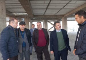 بازدید فرماندار کرج از بیمارستان در حال ساخت «دی»  