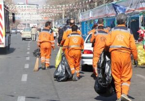 حاشیه اتوبان تهران، کرج به همت معاونت خدمات شهری شهرداری کرج پاکسازی شد