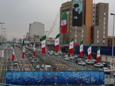 خیابان آزادی مهیای راهپیمایی۲۲ بهمن شد