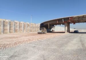 پیشرفت ۸۳ درصدی احداث پل شهدای دهنو در رینگ چهارم اصفهان