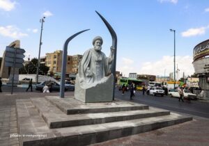 مجسمه دومین شهید محراب در تبریز رونمایی شد