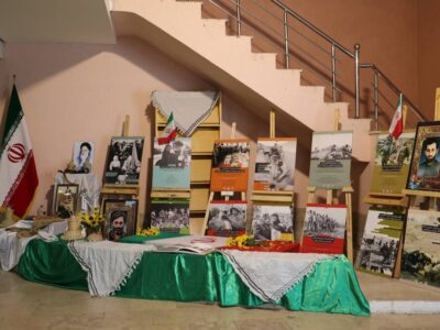 برپایی نمایشگاه هفته دفاع مقدس در فرهنگسرای الغدیر