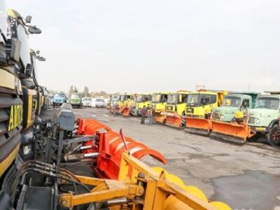 آماده سازی تجهیزات زمستانی شهرداری تبریز برای خدمت رسانی به شهروندان