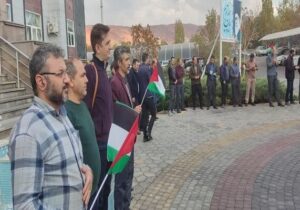 برپایی مراسم همدردی با مردم مظلوم فلسطین در شهرداری منطقه ۱۰
