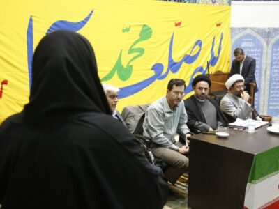 برگزاری صد و بیست و چهارمین دیدار مردمی رئیس کمیسیون عمران شورای اسلامی شهرتهران به میزبانی مسجد منطقه ۵