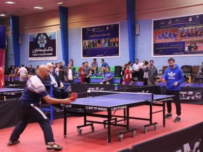 مسابقات “تنیس روی میز کارکنان شهرداری تهران” در مجموعه ورزشی انقلاب