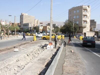 عملیات اصلاح هندسی تقاطع خیابان مصطفی خمینی و میثم جنوبی در منطقه ۲۰ آغاز شد