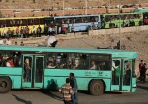 استقرار ناوگان شرکت واحد اتوبوسرانی در مبادی انتقال به ورزشگاه یادگار امام (ره)
