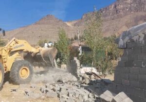 ۲۵ مورد ساخت و ساز غیرمجاز در حریم منطقه شش تخریب شد