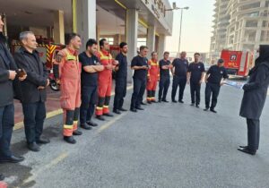 آموزش کارکنان ایستگاه‌های آتش‌نشانی منطقه ۲۲ با محوریت مدیریت پسماند