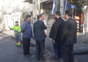 نظارت بر روند اجرای طرح محله‌محور نگهداشت شهر در منطقه ۱۵