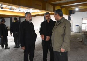 بازدید شهردار منطقه ۱۴ از روند ساخت مسجدالشهدا