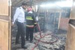 آتش‌سوزی در مغازه واقع در بازار زنجان اطفا شد