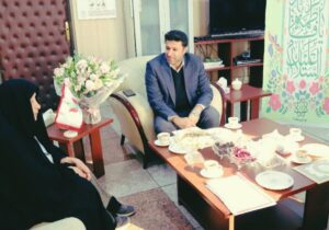 شهردار منطقه۷ میزبان مادربزرگوار شهیدان بهرامی شد