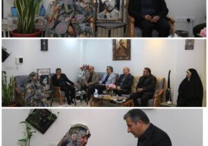 دیدار شهردار منطقه ۱۲ با خانواده شهید محمود بزازان