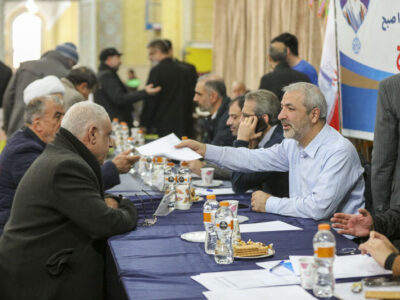 میز خدمت با حضور اعضای شورای اسلامی شهر و شهردار کرج برگزار شد