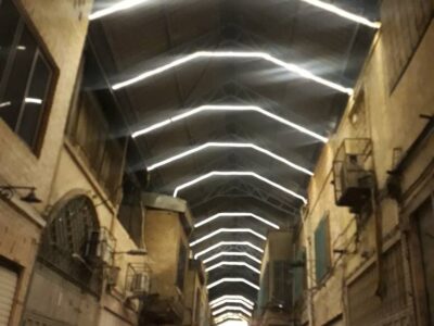 استفاده از معماری نور در سقف بازار تهران